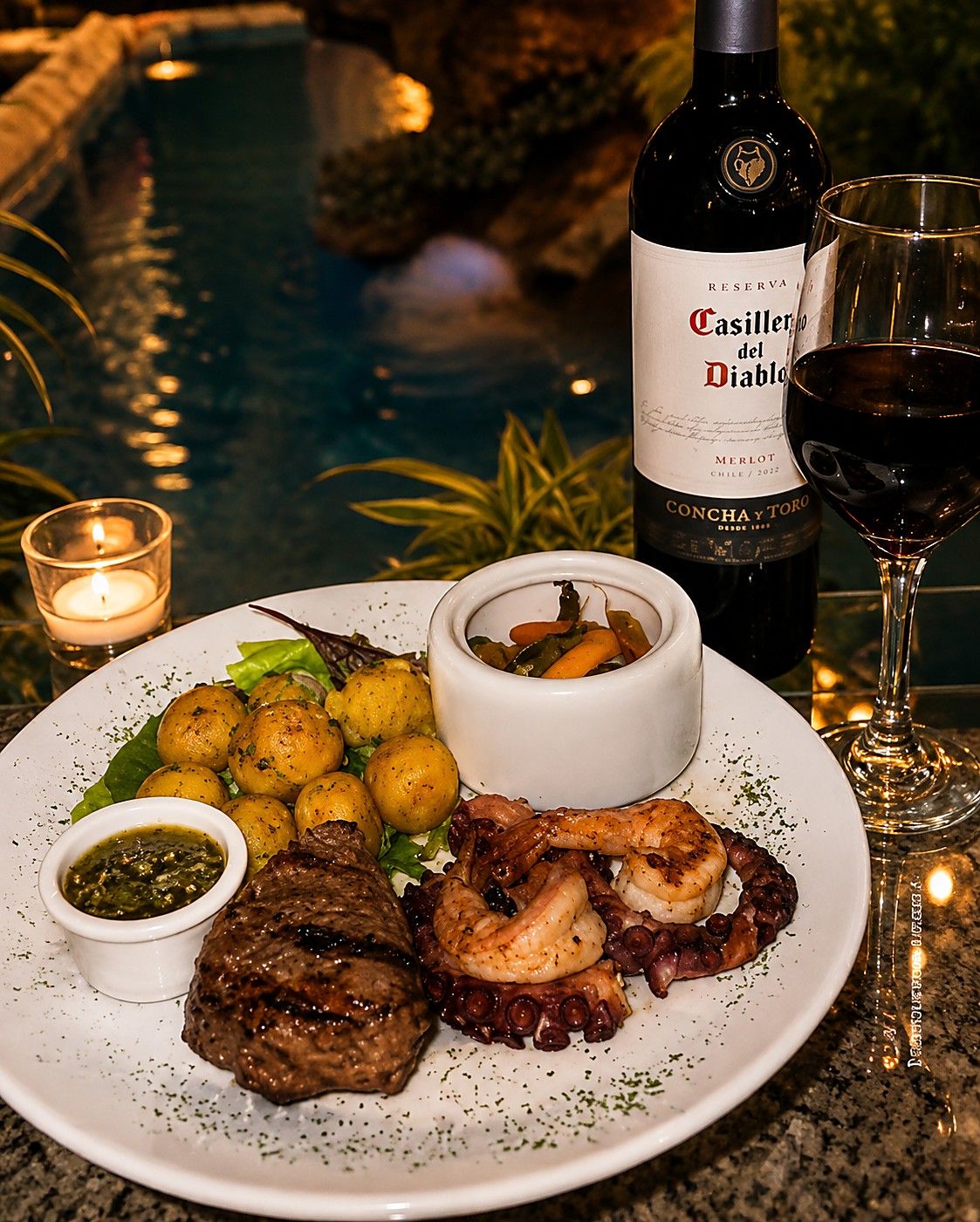 Pulpo Parrilla, de la carta de Mystic